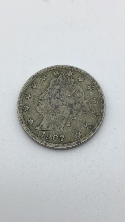 1907 V Nickel