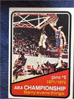 1971-72 TOPPS ABA CHAMPIONSHIP RICK BARRY