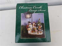 Like New Christmas Candle Lamp Scene