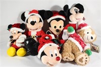 Lot of Disney Mickey Mouse Holiday Plushies