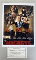 Machete Movie Cast Signed Promo Photograph