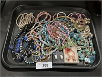 Women’s Costume Jewelry, Beaded Necklaces.