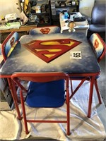 Nice Kid's Superman Table and Chair Set