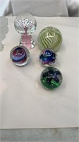 Glass Paperweights & Decor