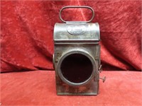 English 1955 railroad oil lantern.