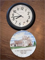 Clock , Saint peters church plate