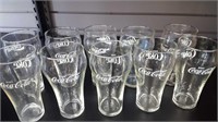 10 - Collectible Coca Cola Glasses