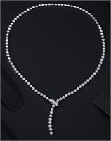 3.97cts Natural Diamond 18Kt Gold Necklace