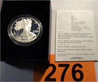 Coin 2006 Proof Silver Eagle  With Display Case