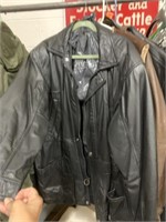 Wilson’s Leather Car Coat with Leather