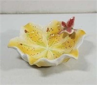 Vintage Lily Butterfly bowl