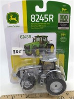 JD 8245R tractor w/duals, 100 years