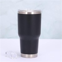Stainless Steel Vacuum Thermos  Matte Black