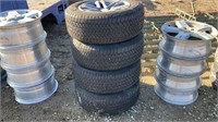 4- (265/60R18) Tires W/ Rims