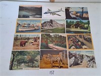 12 Vintage Postcards