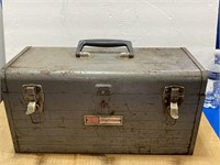 Metal Craftsman Tool Box Chest with Tray