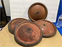 (4)Vintage Official Soap Box Derby Wheels & Tires
