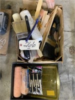 Box of brushes & rollers