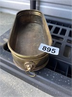 Brass Lionhead Handles Planter U248