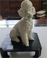 7.3" tall AK Kaiser Germany porcelain Poodle