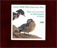 CANADA 1990 DUCK STAMP w/ COMPLETE BOOKLET