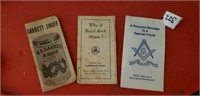 Masonic and Garrett Snuff Ephemera Lot