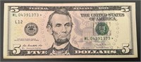 2013 $5.00 Star Note