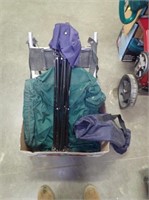 Folding Camp Chair w/ Case & Framed Backpack