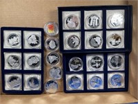 Assorted Silverplated Proof Rounds