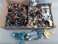 Star Wars Figure & Vehicle Lot w/ Parts