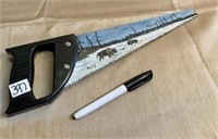 PAINTED HAND SAW