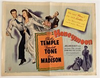 Honeymoon vintage movie poster