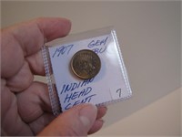 1907 Gem BU Indian Head Cent