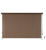 Coolaroo 8x6ft brown outdoor roller shade