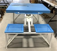 Foldable picnic table 33 x 27 x 54