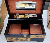 Vintage 1940'S Tilso Japan Musical Jewelry Box