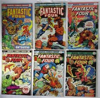 (6) FANTASTIC FOUR MARVEL COMICS 1974-1976
