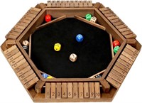 WOODEN SHUT THE BOX GAME 1 TO 6 PLAYER
