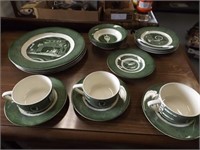 19 Piece Colonial Homestead 4 Place Setting