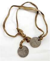 WWI DOG TAGS Co A 108th ENGINEERS
