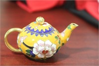 A Vintage Chinese Small Cloisonne Teapot