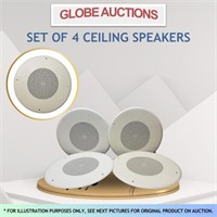 SET OF 4 CEILING SPEAKERS