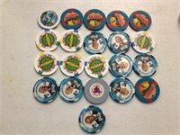 21 Various Las Vegas Nevada Casino Chips