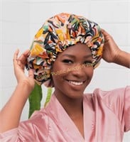 Glow by Daye $24 Retail Satin Lined Shower Cap