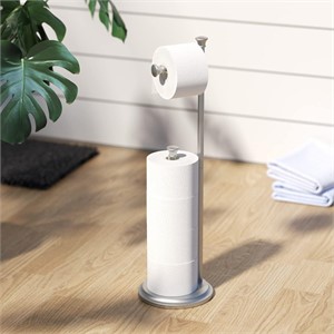 Free Standing Toilet Paper Holder Stand