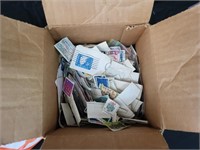 BOX OF VARIOUS POSTAGE STAMPS