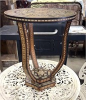 Beautiful craved tables with pearl inlay