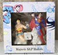 Superman & Wonder Woman Salt & Pepper Shakers