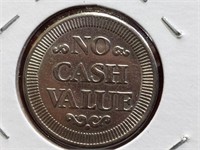 No cash value token