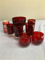 Misc. Ruby Red Glassware